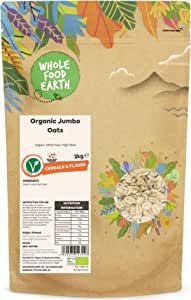 Wholefood Earth Organic Jumbo Oats 2kg RRP 13.55 CLEARANCE XL 7.99